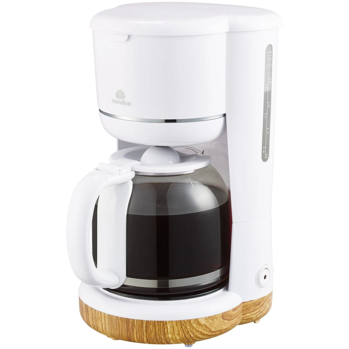 Cafetera Mandine MCM900W  simil madera + Nescafé Dolce Gusto café con leche 10 unidades