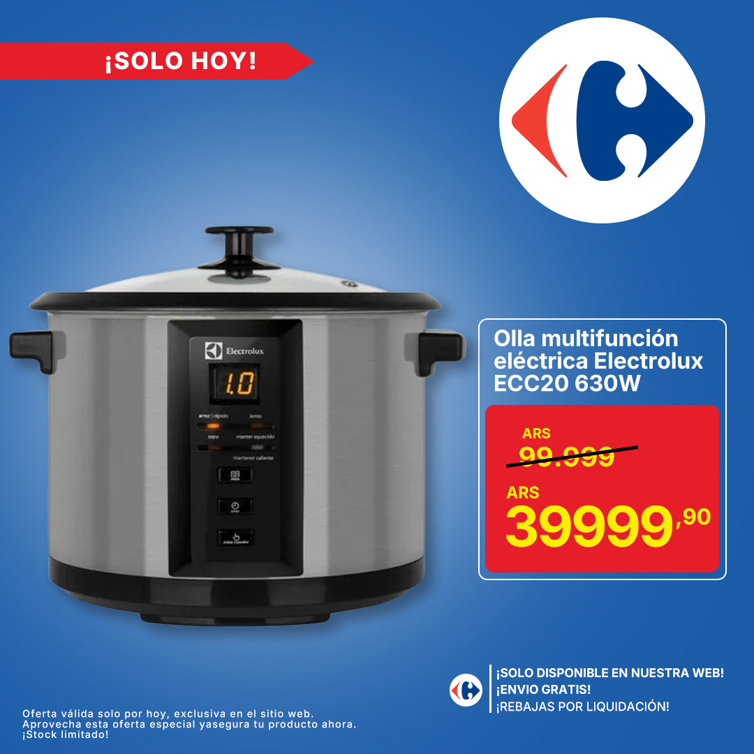 Olla multifunción eléctrica Electrolux ECC20 630W