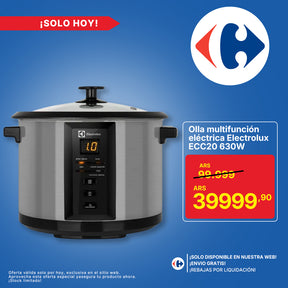 Olla multifunción eléctrica Electrolux ECC20 630W
