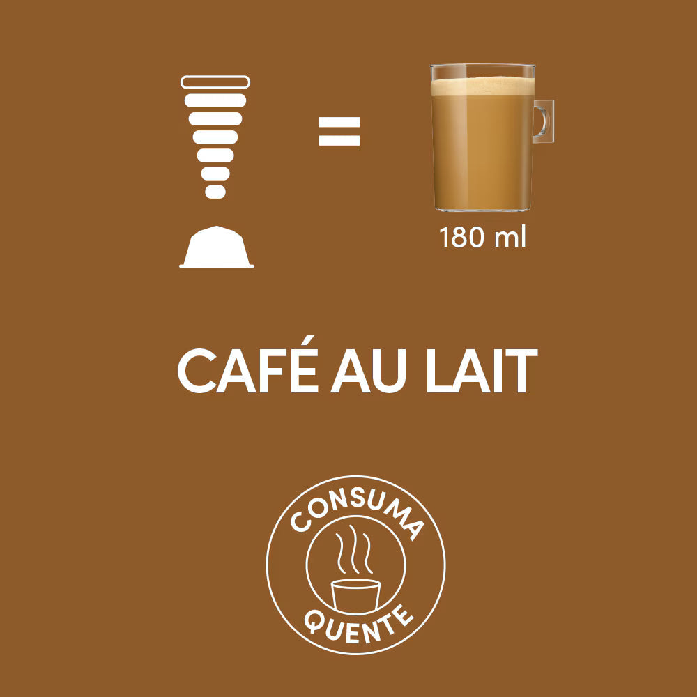 Cafetera Mandine MCM900W  simil madera + Nescafé Dolce Gusto café con leche 10 unidades