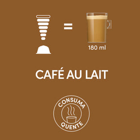 Cafetera Mandine MCM900W  simil madera + Nescafé Dolce Gusto café con leche 10 unidades